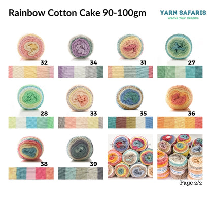 Rainbow Cotton Cake