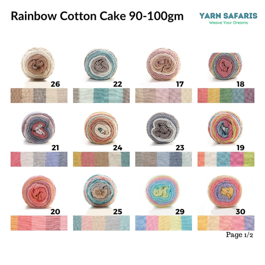 Rainbow Cotton Cake 90-100gm