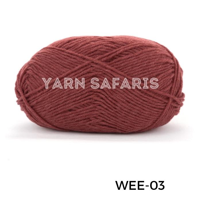 Wee Cotton 50gm 1.5mm Yarn WEE Knitting Crochet