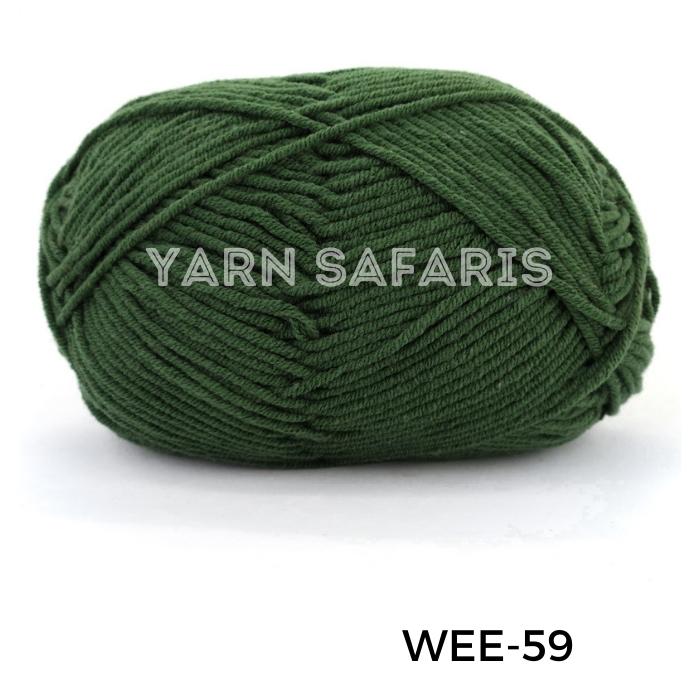 Wee Cotton 50gm 1.5mm Yarn WEE Knitting Crochet